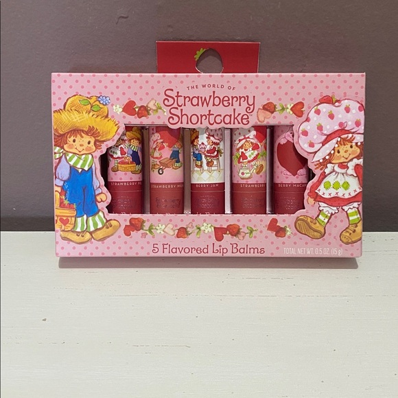 Strawberry Shortcake Other - Strawberry Shortcake Flavored Lip Balms - 5 Piece